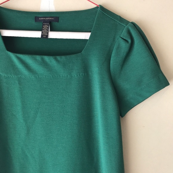 Banana Republic Factory Green Dress, XS - Picture 3 of 5